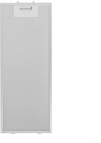 Dunstabzugshauben-Metall-Fettfilter, silberfarbener Metallgitter-Filter, 5 Schichten Aluminium-Fettfilter, 445 x 175 x 9 mm