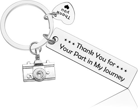 Vadaka Photographer Gift Camera Lover Keyring Photographer Thank You Gift Appreciation Gifts for Photography Lover Wedding Photographer Videographer Friends Christmas Birthday Leaving Retirement Gift