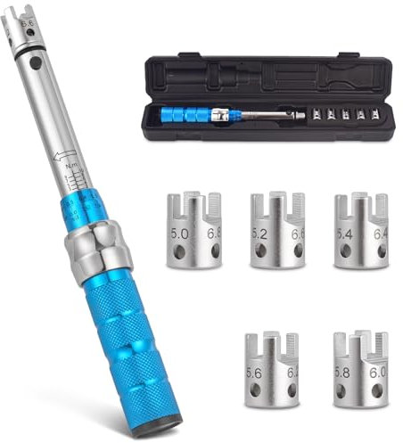 COTOUXKER Clé dynamométrique à rayons 2-10 NM pour moto et moto tout-terrain, bleu