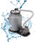 HOCANFLO Pompa filtrante per piscine interno/fuori terra, max 4500 l/h, circolazione migliorata per acqua trasparente Krystal, sistema di pompa filtrante per piscina con sfere filtranti, controllo a