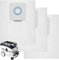 3 pack Staubsaugerbeutel für Festool CT 26 / CTM 26 E/CTL 26 E CLEANTEC Serie，Staubsauger für Festool 496187，Große Kapazität Filtersack Dust Extractor Ersatzteile Zubehör SC FIS-CT 26/5