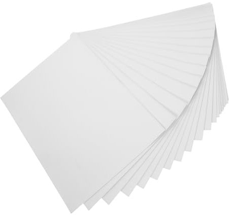 FONDOTIN 22hojas Papel Adhesivo Holográfico Vinilo Imprimible Etiquetas Rectangulares Decoración Manualidades