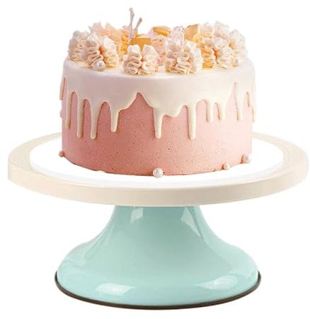 Cake Turntable, Rotating Pasttry Stand, Baking Turntable 25,4 cm Revolving