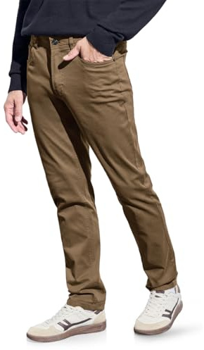 Street One MEN Slim Fit Hose Sepia Brown 38