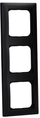 Busch-Jaeger 1723-915 3-fach Rahmen Busch-balance SI | Abdeckrahmen Schwarz Matt 2CKA001725A1570
