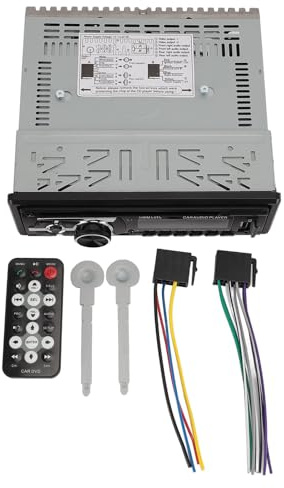 LUCKDANO Car Stereo Single DIN Car Radio mit USB Port Aux Eingabe -CD -DVD -Player FM Radio Handsfree Ruf nach Cars Trucks RVs