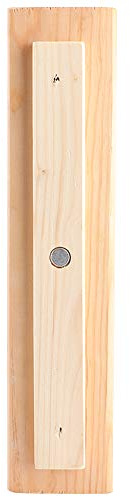 Fdit Sablier de Sauna en Bois, Sablier de 15 Minutes avec Base en Bois et Marques de 5/10 Minutes pour Sauna, Spa, Bureau et Usage Domestique