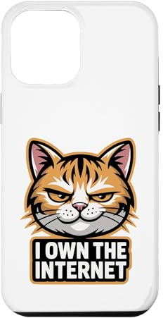 Smug Tabby Cat I Own The Internet Meme Case for iPhone 12 Pro Max