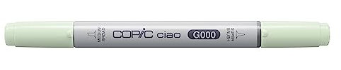 COPIC Ciao Marker Typ G - 000, Pale Green, vielseitiger Layoutmarker, mit einer mittelbreiten und einer Brush-Spitze