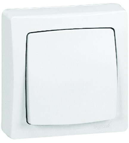 Legrand LEG97401 Interrupteur ou va et vient saillie Blanc