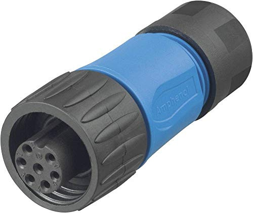 Amphenol C016 10D006 010 10 Rundstecker Kupplung, gerade Gesamtpolzahl: 6 + PE Serie (Rundsteckverbinder): C016 1 St.