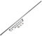Henderson Husky Folding Door Kit, 2458mm Track, 4 Doors, 25kg Capacity