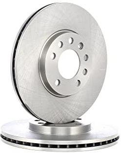 RIDEX 82B0140 2x Disco de freno Delantero sin tornillos Compatible con SAAB 9-5 Ranchera familiar YS3E