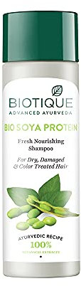 Biotique Soja Protein Fresh Balancing Cleanser für farb-behandeltes und Dauerwelle erhalten Haar 120 ml