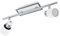 EGLO LED Deckenlampe Davida, 2 flammige Deckenleuchte, Deckenspot aus Metall in Chrom, Weiß, Wohnzimmerlampe, Spots inkl. GU10 Leuchtmittel, warmweiß