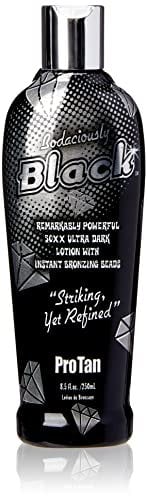 Pro Tan Black Körperlich bemerkenswert leistungsstarke 50XX Ultra Dark Sonnenbadlotion 250 ml