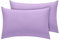 AmigoZone New 2 x Pillow Cases Housewife Plain Cover Polycotton Bedroom Luxury Pair Pack (Lilac)