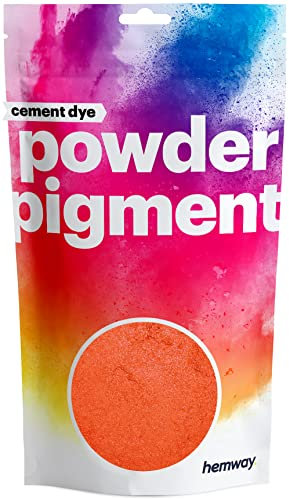 Hemway Cement Dye Powder Pigment Concrete Color Render Mortar Pointing Powdered Brick Toner Plaster - Metallic Postbox Red - 50g / 1.75oz