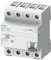Siemens 5SV33464 Disjoncteur différentiel 3P+N type B temporisé 30 mA 63 A 400 V