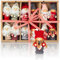 COM-FOUR® 12x Premium Weihnachtsmann-Anhänger - Engel und Wichtel für den Weihnachtsbaum, Bezaubernde Christbaum-Figuren Anhänger als Geschenk-Anhänger, schwedisch-skandinavische Deko-Trolle