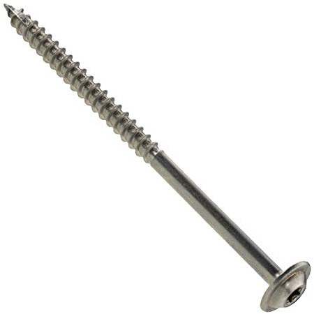 Tellerkopfschrauben 6 x 140 mm, Edelstahl A2-100 Stück, TX 25, ETA Zulassung, Teilgewinde