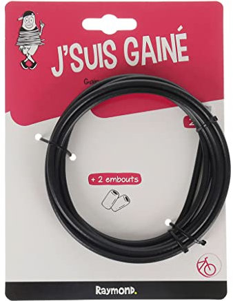 UPFIT - Câbles et Gaines de Frein vélo, Câbles pour vélo - Kit Gaine de câble vélo Universel, Kit Gaine de Protection pour câble de vélo Universel - Longueur 2M - Compatible Frein/dérailleur