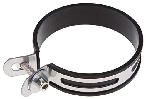 Auzkong Motorcycle Exhaust Bracket Universal Exhaust Bracket Clip Support Muffler, Bracket Attach Pipe Bracket Tape 1Pcs (100-115mm)
