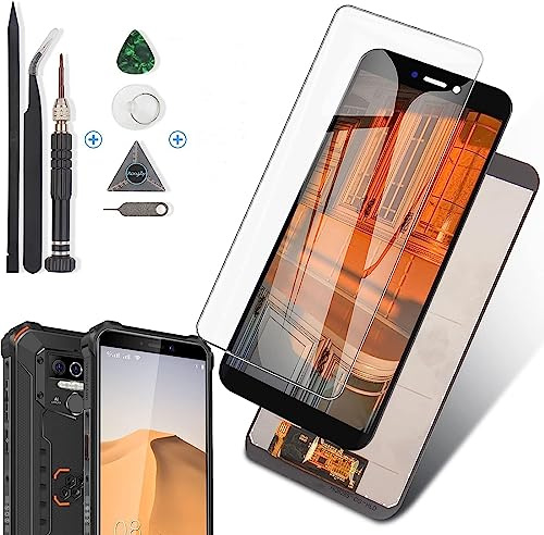 RongZy for Oukitel WP5/WP5 Pro LCD Display Screen Replacement Touch Screen Digitizer Assembly with Tools(5.5,Black)