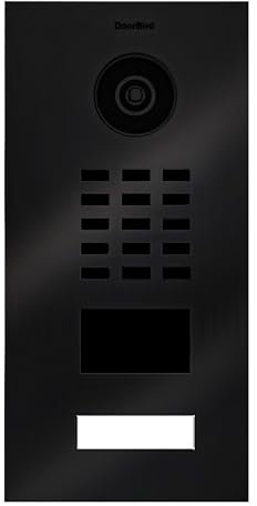 DoorBird D2101V IP Video Türstation | Video-Türsprechanlage mit 1 Ruftaste, RFID, HD-Video, Bewegungssensor, in Bronze-Optik gebürstet