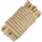 jijAcraft Corde de Jute Ficelle Corde Chanvre 16mm d'épaisseur, 10 mètres de Long, pour Le Bricolage, Décoration de Meubles, l'emballage, Jardinage, Arbre à Chat Naturel