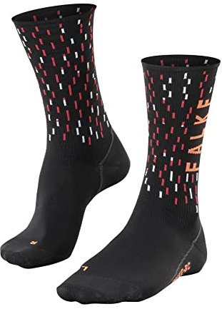 FALKE Unisex Fahrradsocken BC Impulse Peloton U So Funktionsmaterial antiblasen 1 Paar, Schwarz Black 3008, 37-38