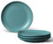 fanquare Platos de Aperitivo de Postre de Porcelana de 20 cm, Juegos de 4 Platos Laterales Verdes Mate, Platos de Ensalada Aptos para Lavavajillas y Microondas
