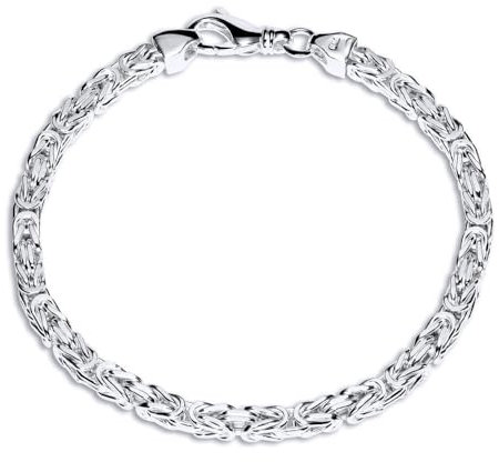 Silberarmband Königsketten Design aus 925er Silber von JEWLIX 4,5 mm - 23cm KA0045