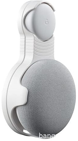 Aokicase For Home Mini/Google Nest Mini Holder Wall Mount Stand Mount Accessories with Integrated Cable Management, Speaker Accessories Rack (Home Mini/Google Nest Mini, White)