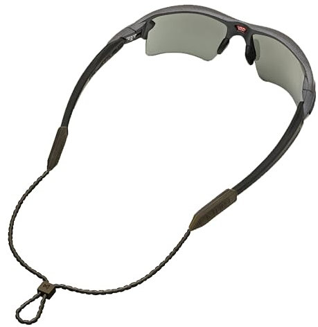 Luxe Performance Hochwertiger verstellbarer Sonnenbrillenriemen und Brillenhalter für Ihre Sonnenbrille, Brillen oder verschreibungspflichtige Brillen, geflochtenes Band, Braun, Einheitsgröße