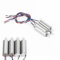 DollaTek 4 Stück Mini A-B Positiv Negativ 720 Motor Reparatur Ersatzteile für Syma X5/X5C/M68 RC Quadcopter Motor