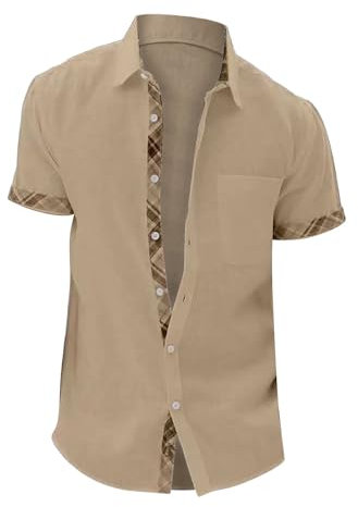Uwdiohq Flash Deals of The Day Chemise Homme Transparente Chemise Homme Fleur Rose Chemise Chevignon Homme Chemise Blanche Homme XXXL Vetement Homme Annee 50 Boutons De Chemise Homme Buy Again