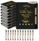 HochoLii Spiral Notebooks 12 pack, Christian Gifts Bulk Include Spiral Notebook and Bible Ballpoint Pen Prayer Journal Religious Party Favors God Scripture Notepad for Women Church Family (Black)