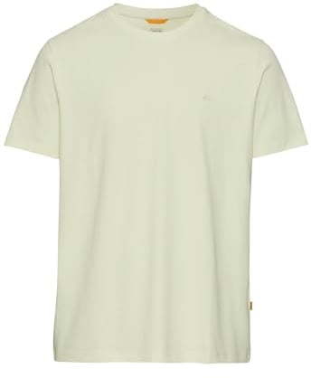 camel active Herren Basic T-Shirt aus Reiner Baumwolle Hellgrün, menswear-3XL
