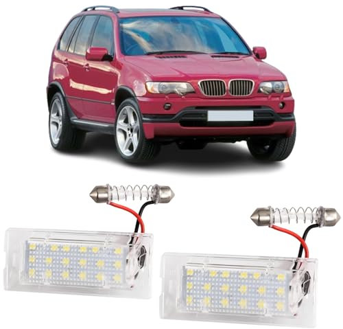 REINKO LED Kennzeichenbeleuchtung passt für BMW X3 E83 X5 E53