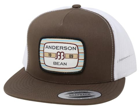 Red Dirt Hat Company Anderson Bean Snapback Mütze verstellbar, braun / weiß, Einheitsgröße