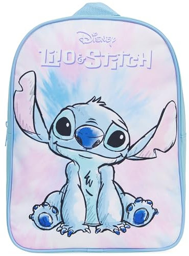 Get Trend Disney Stitch Rucksack Kinder 3+ Jahre Kinderrucksack Tagesrucksack Leicht Vorschule Verstellbarer Gurt (Blau Stitch)