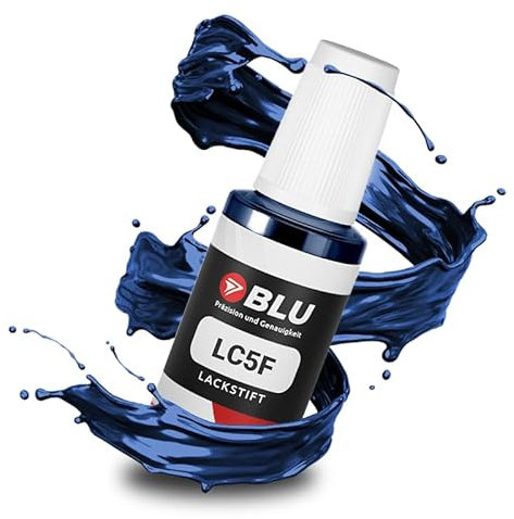 BLU Auto Lackstift Blau kompatibel für VW LC5F BLAU BLUEGRAPHIT | Auto Lack Reparatur Ausbesserungslack