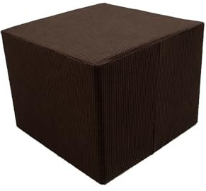 ZeugLung Hockerbezug Quadratisch, Schonbezug für Hocker Bezug überzug, Ottomane Husse, Fußhocker Sitzhocker Sitzbezug 40x40 45x45