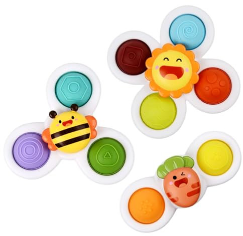Drehbarer Fidget Cup - 3 Stück Spielzeug Spinners Drehung der A für Kinder | Lustiges Mini-Spielzeug für Kinder Nice rotierendes Spielzeug für die Badewanne
