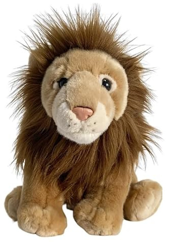 SMJWH Realistisches Plüschtier Löwe, Kuscheltier, König des Dschungels, weiches, kuscheliges Sammlerstück, Geschenk for und Jungen