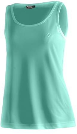 Maier Sports Petra, Ärmelloses Damen T-Shirt, Outdoorshirt | Mit Rundhals für Wandern und Freizeit, Dryprotec Technologie für schnelles Trocknen, Perfekt für den Sommer