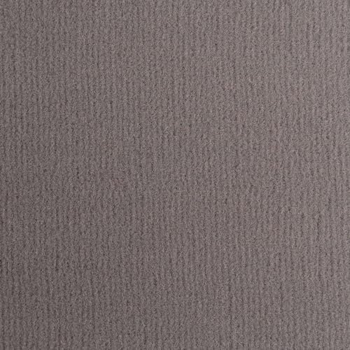 Teppichboden Meterware Auslegware Velours uni, 4m breit, Variante grau, Muster