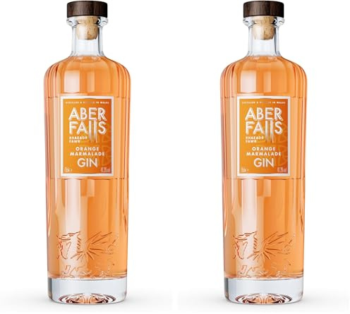 Aber Falls Orange Marmalade Gin, 70cl (Packaging may vary) (Pack of 2)