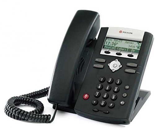 Polycom 2200-12360-025 Desktop Telefon VoIP SoundPoint IP321 schwarz